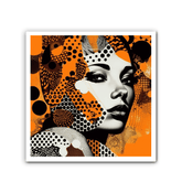 Colorful wrapped canvas featuring Illustration Inklings design.